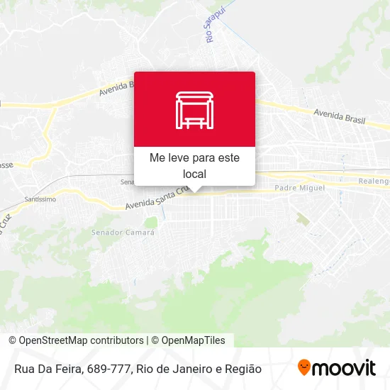 Rua Da Feira, 689-777 mapa