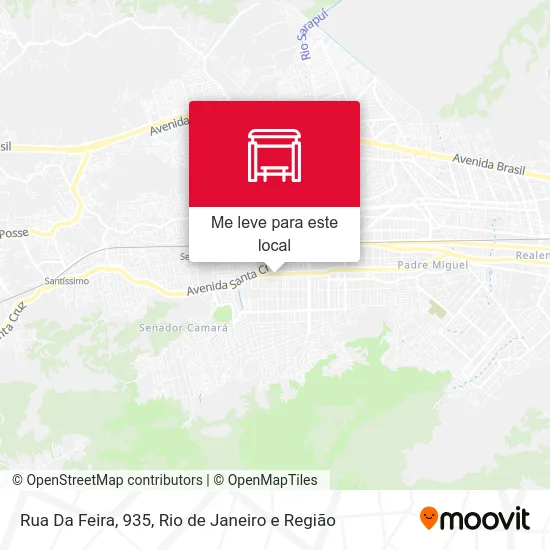 Rua Da Feira, 935 mapa