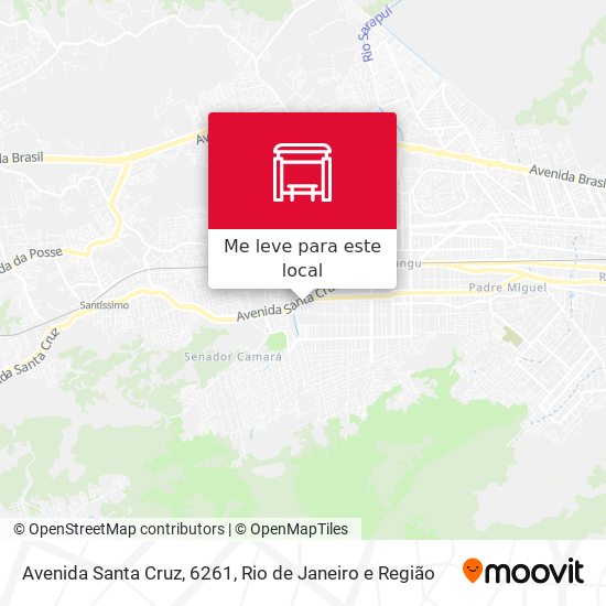 Avenida Santa Cruz, 6261 mapa