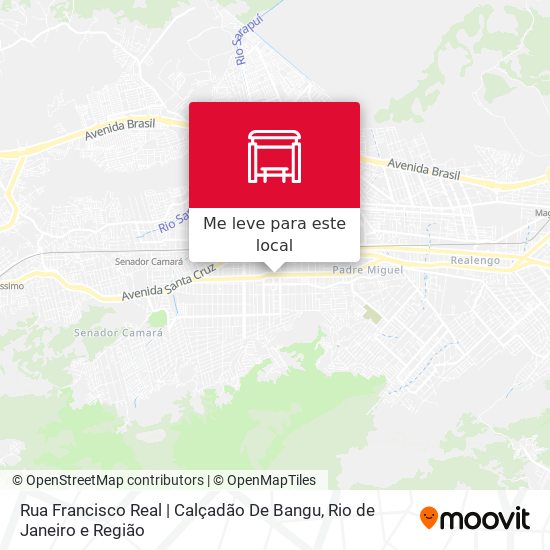 Rua Francisco Real | Calçadão De Bangu mapa