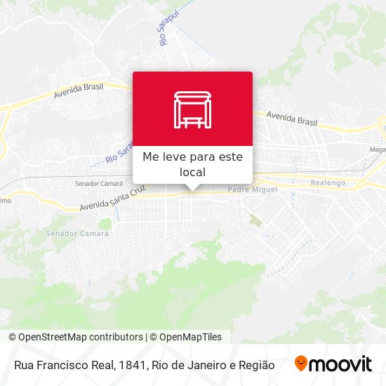 Rua Francisco Real, 1841 mapa