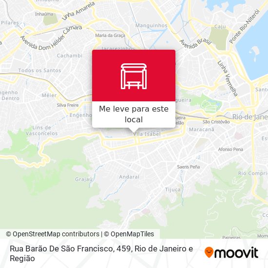 Rua Barão De São Francisco, 459 mapa