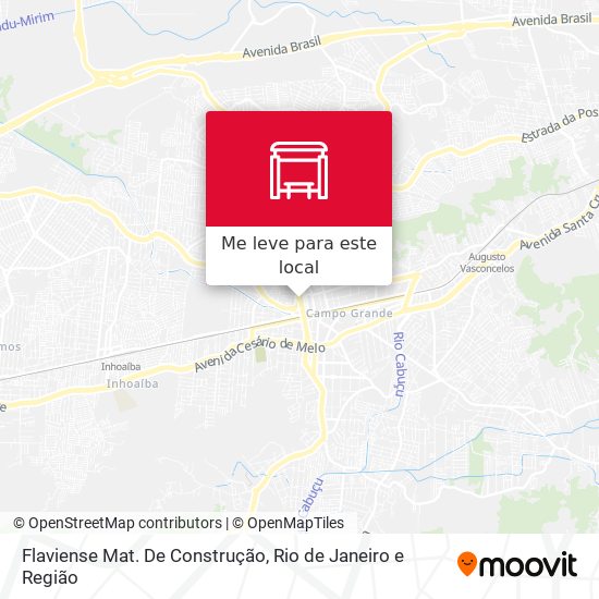 Flaviense Mat. De Construção mapa