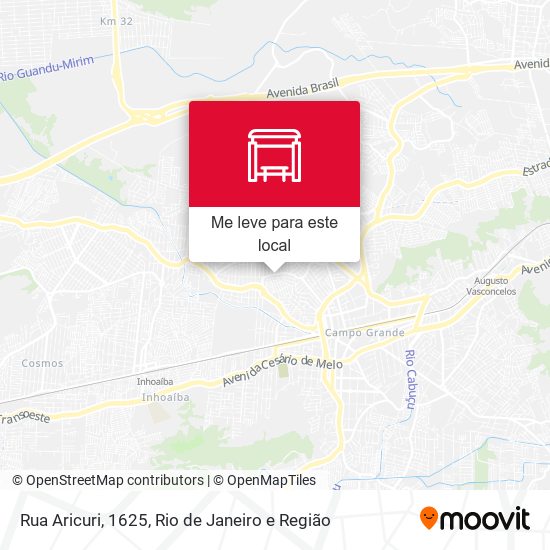 Rua Aricuri, 1625 mapa