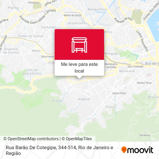 Rua Barão De Cotegipe, 344-514 mapa