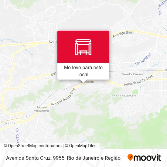 Avenida Santa Cruz, 9955 mapa