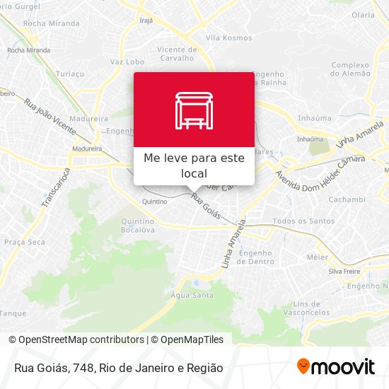 Rua Goiás, 748 mapa