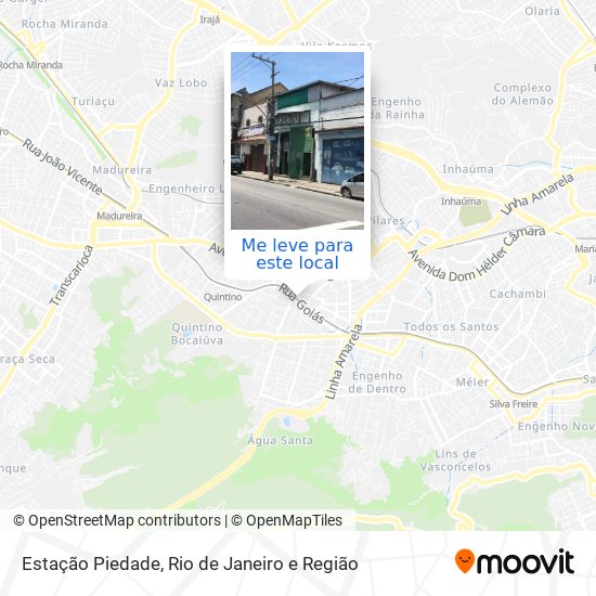 Estação Piedade mapa
