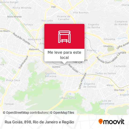 Rua Goiás, 898 mapa