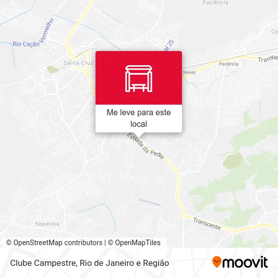 Clube Campestre mapa