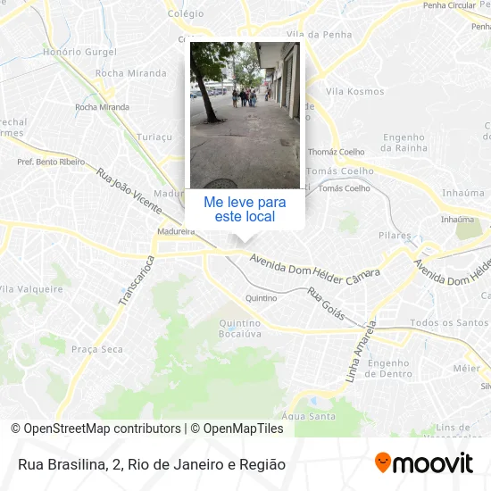 Rua Brasilina, 2 mapa