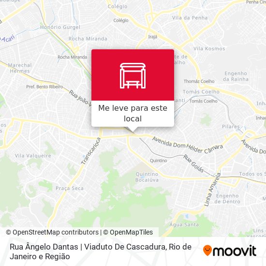 Rua Ângelo Dantas | Viaduto De Cascadura mapa
