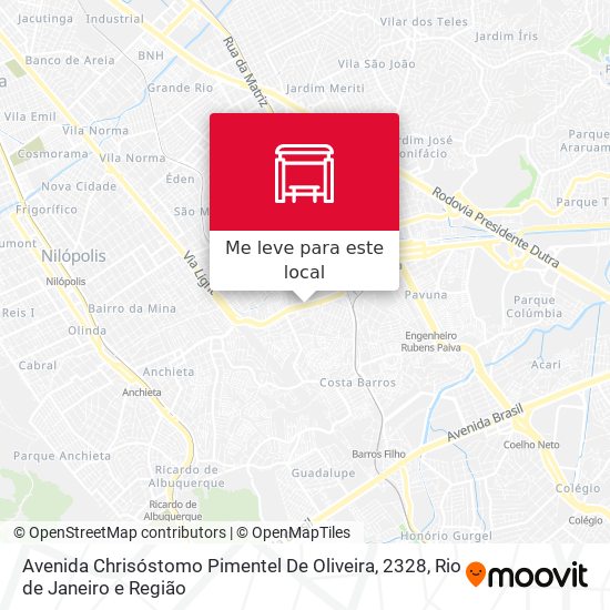 Avenida Chrisóstomo Pimentel De Oliveira, 2328 mapa