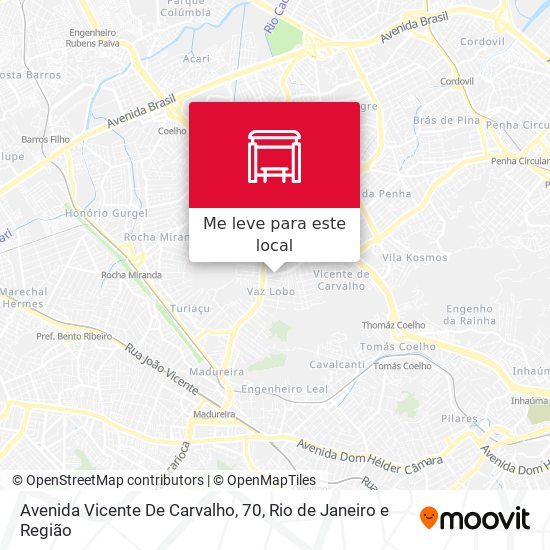 Avenida Vicente De Carvalho, 70 mapa