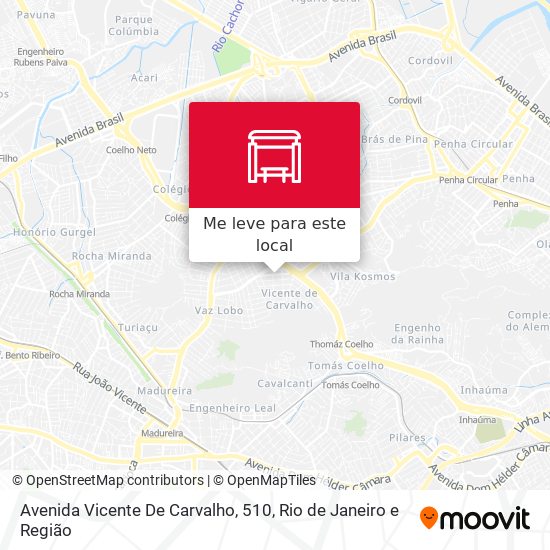 Avenida Vicente De Carvalho, 510 mapa