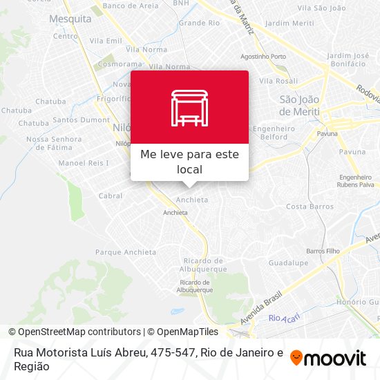 Rua Motorista Luís Abreu, 475-547 mapa