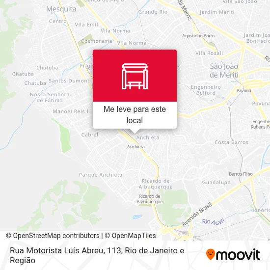 Rua Motorista Luís Abreu, 113 mapa
