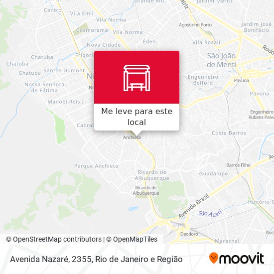 Avenida Nazaré, 2355 mapa