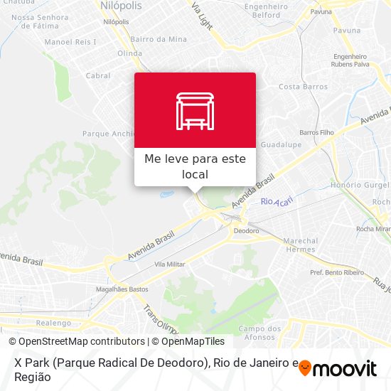 X Park (Parque Radical De Deodoro) mapa