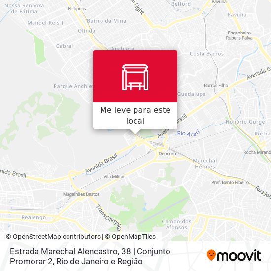 Estrada Marechal Alencastro, 38 | Conjunto Promorar 2 mapa