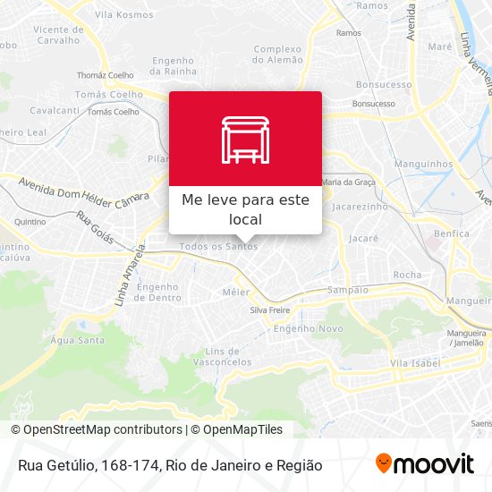 Rua Getúlio, 168-174 mapa
