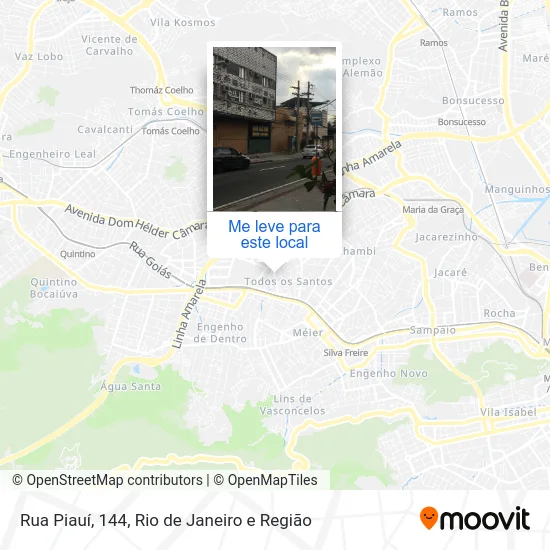 Rua Piauí, 144 mapa