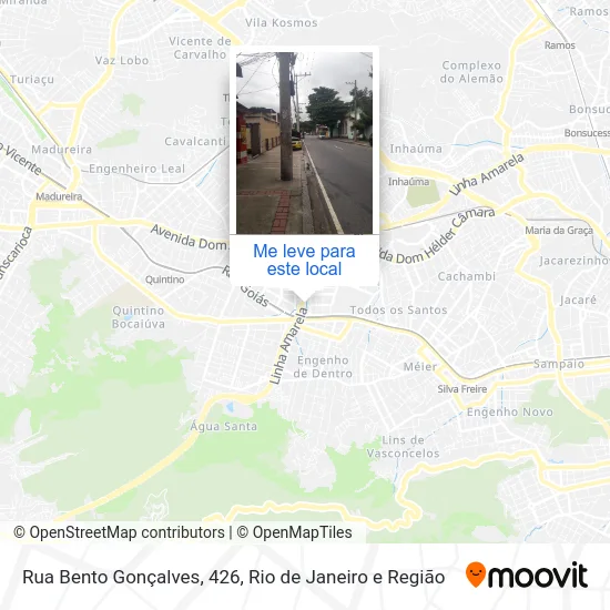Rua Bento Gonçalves, 426 mapa