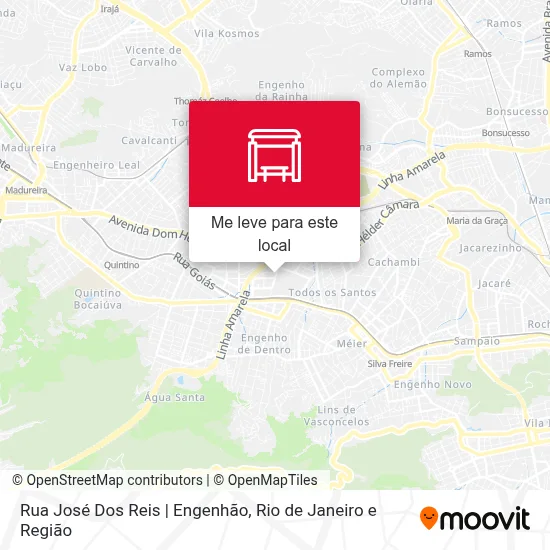 Rua José Dos Reis | Engenhão mapa