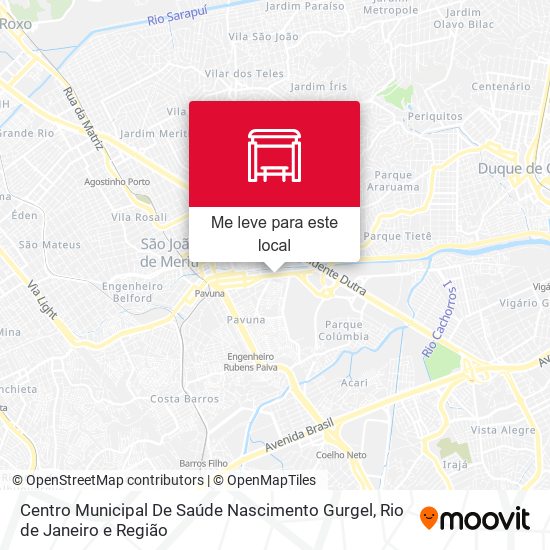 Centro Municipal De Saúde Nascimento Gurgel mapa