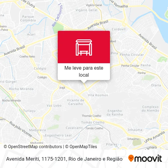 Avenida Merití, 1175-1201 mapa