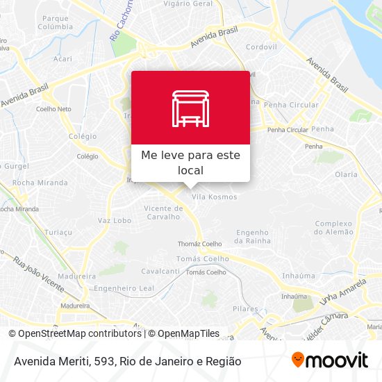 Avenida Meriti, 593 mapa