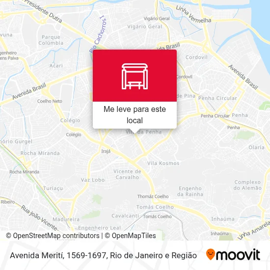 Avenida Merití, 1569-1697 mapa