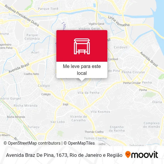 Avenida Braz De Pina, 1673 mapa