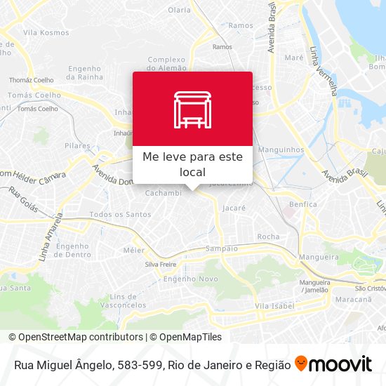Rua Miguel Ângelo, 583-599 mapa