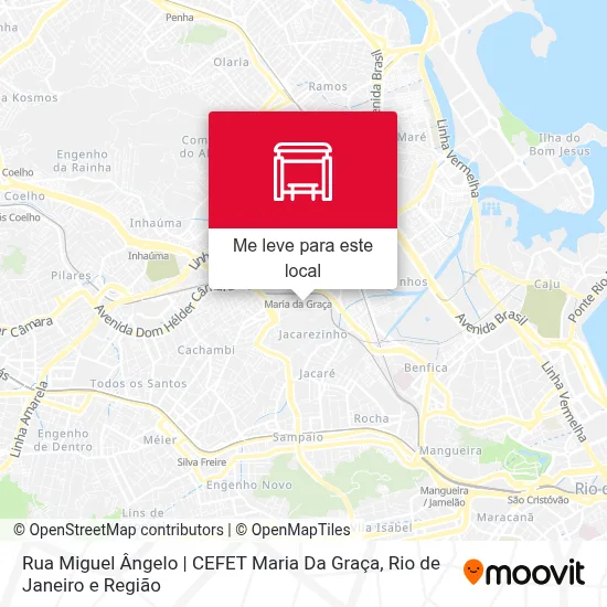 Rua Miguel Ângelo | CEFET Maria Da Graça mapa