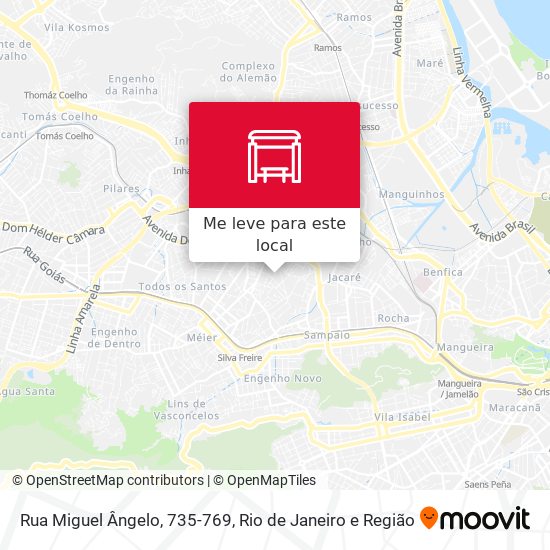Rua Miguel Ângelo, 735-769 mapa