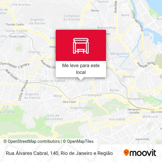 Rua Álvares Cabral, 140 mapa