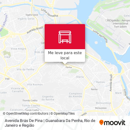 Avenida Brás De Pina | Guanabara Da Penha mapa