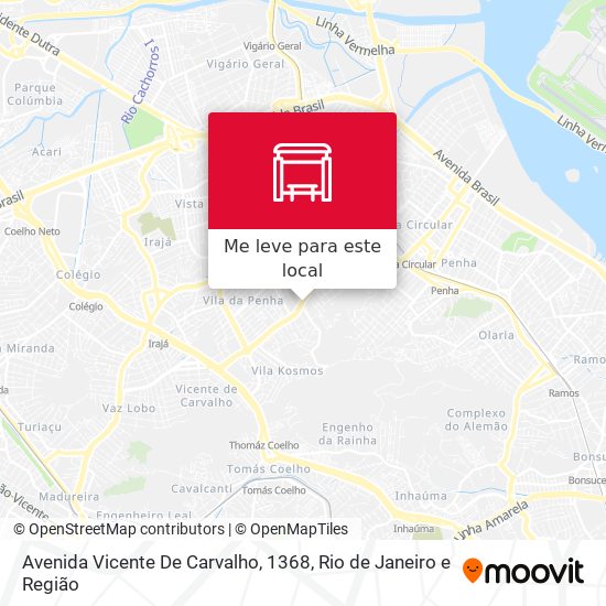 Avenida Vicente De Carvalho, 1368 mapa