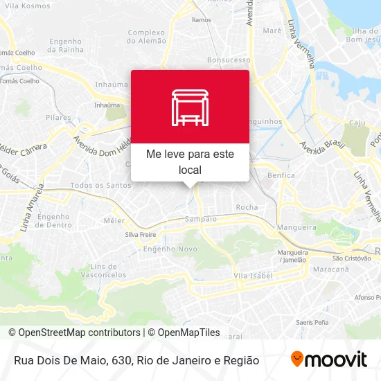 Rua Dois De Maio, 630 mapa