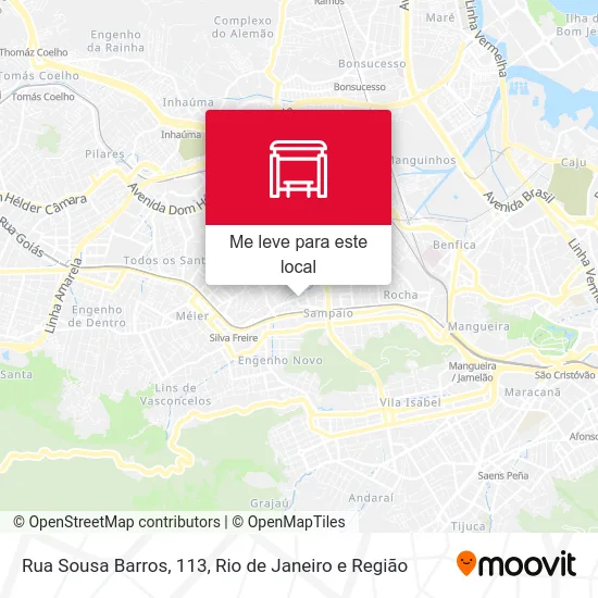 Rua Sousa Barros, 113 mapa