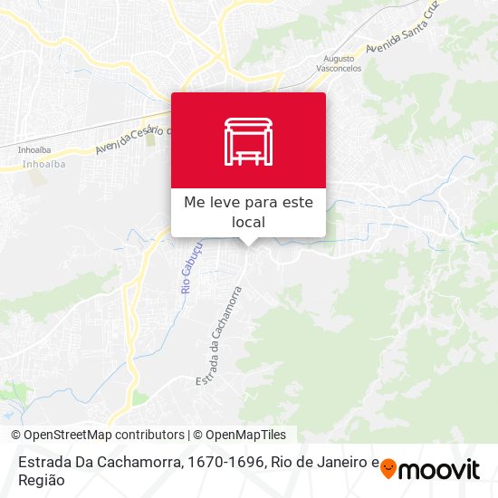 Estrada Da Cachamorra, 1670-1696 mapa