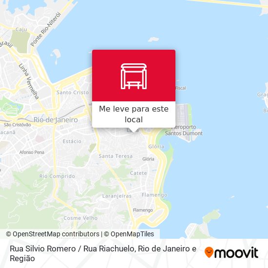 Rua Silvio Romero / Rua Riachuelo mapa