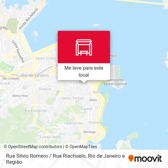 Rua Silvio Romero / Rua Riachuelo mapa
