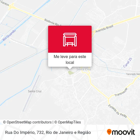 Rua Do Império, 732 mapa