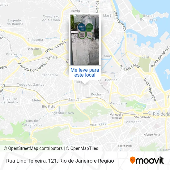 Rua Lino Teixeira, 121 mapa