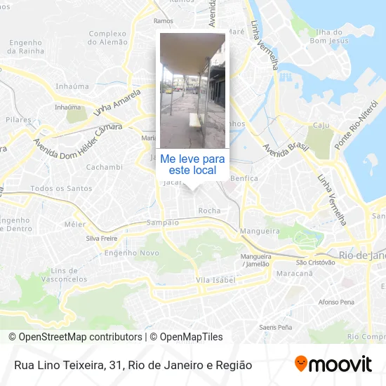 Rua Lino Teixeira, 31 mapa