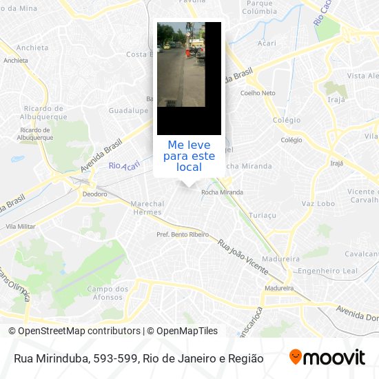 Rua Mirinduba, 593-599 mapa