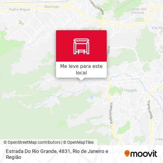 Estrada Do Rio Grande, 4831 mapa