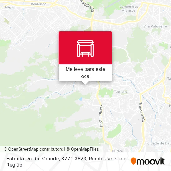 Estrada Do Rio Grande, 3771-3823 mapa